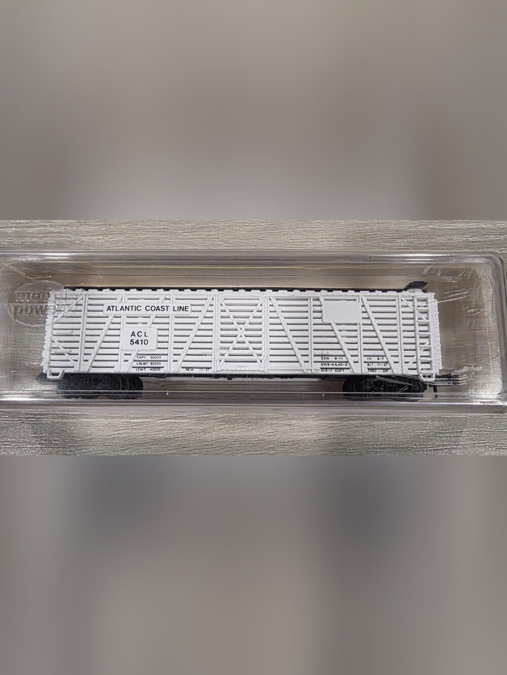 Model Power N Scale Atlantic Coast Line 50' Cattle Car